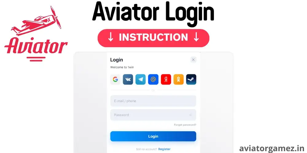 Aviator game login